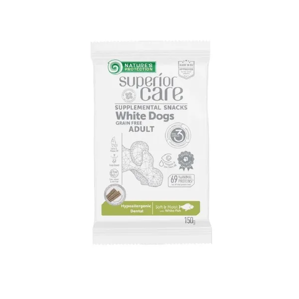 Superior Care Snack White Coat Adult Stick Hypoallergenic 150g