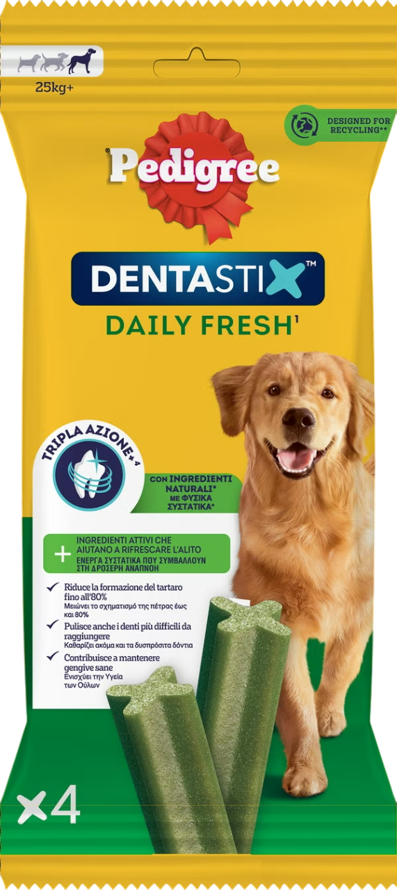 Pedigree Dentastix Fresh Buste Singole Large - 154g (4pcs)