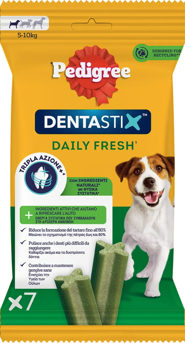 Pedigree Dentastix Fresh Buste Singole Small - 110g (7pcs)