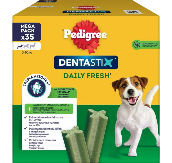 Pedigree Dentastix Multipack Fresh Small 35pcs