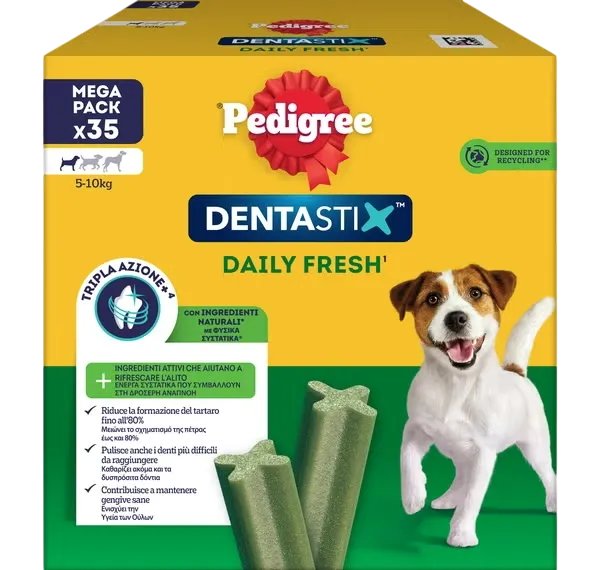 Pedigree Dentastix Multipack Fresh Small 35pcs