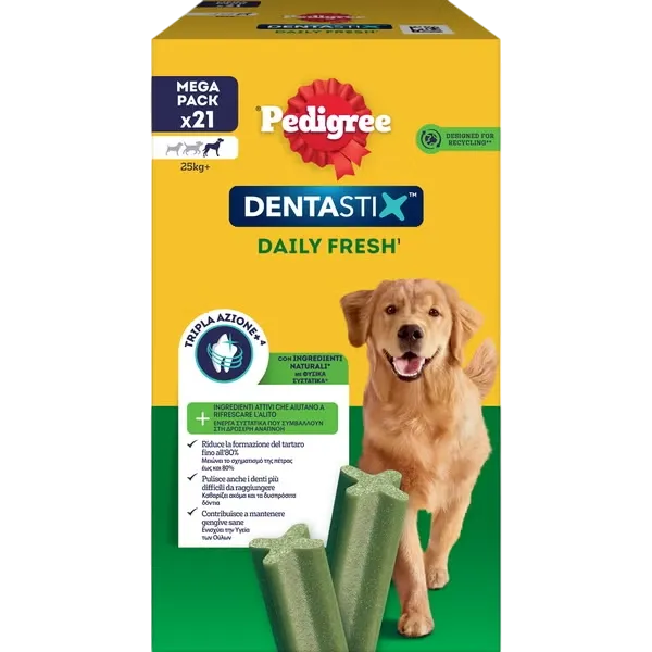 Pedigree Dentastix Multipack Fresh Large 21pcs