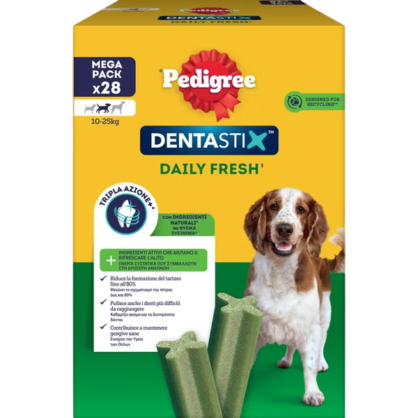 Pedigree Dentastix Multipack Fresh Medium 28pcs