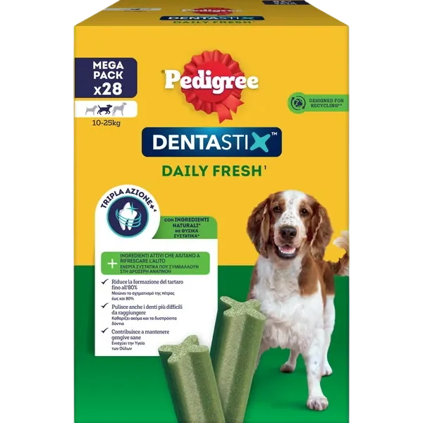 Pedigree Dentastix Multipack Fresh Medium 28pcs