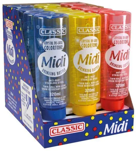 Bottiglia de Luxe Colorata 320ml per Roditori