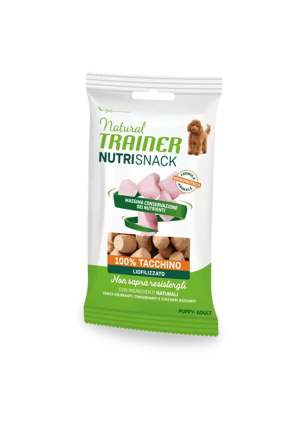 Natural Trainer Nutri Snack Tacchino 20g