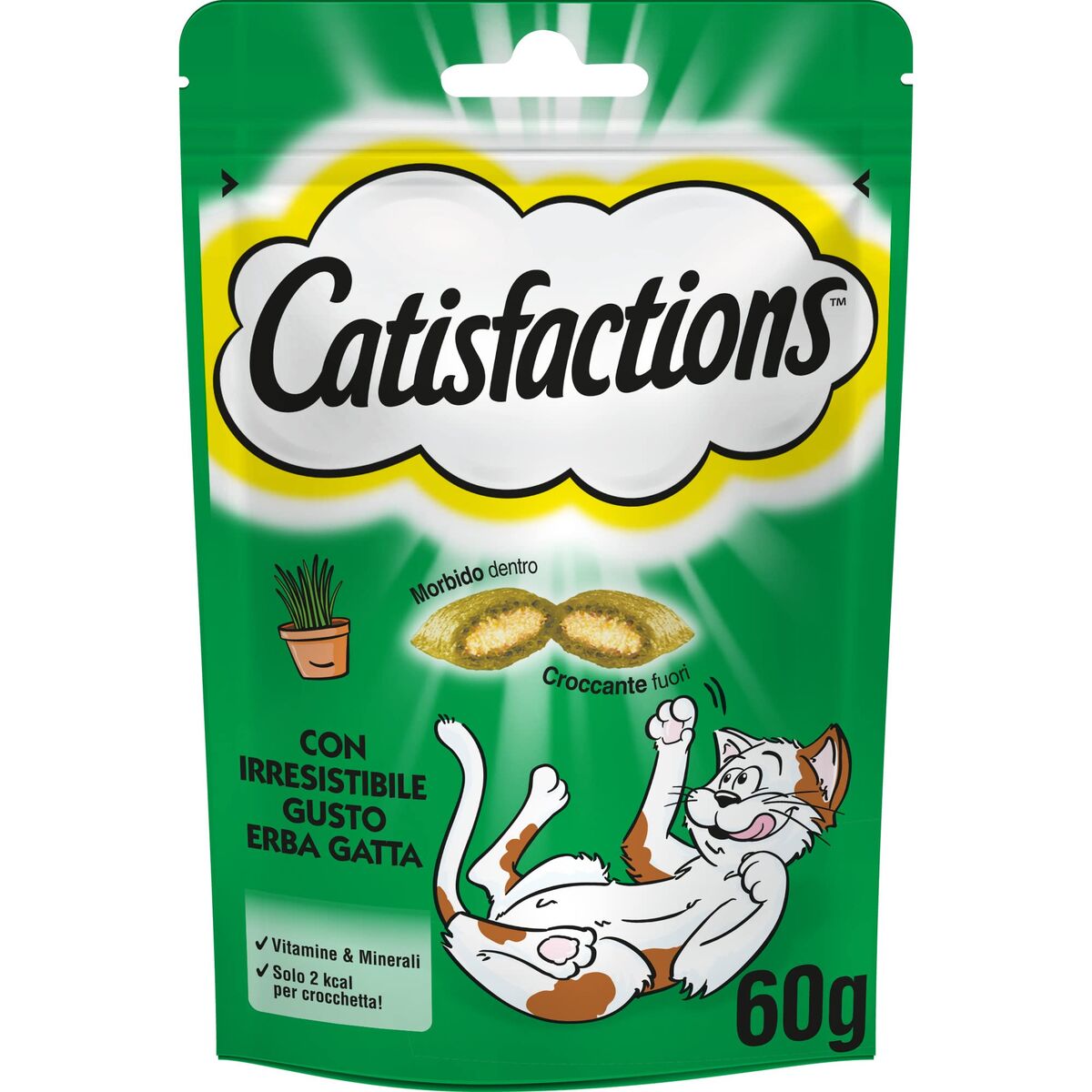 Catisfactions Snack per Gatti 60g Formaggio