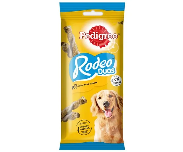 Pedigree Rodeo Duos Pollo e Bacon 123g