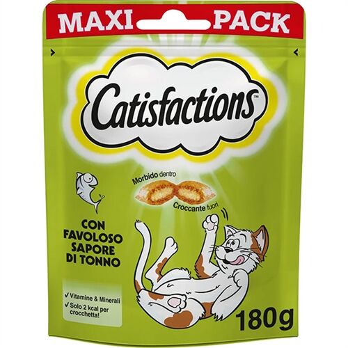 Catisfactions Snack Mega per Gatti 180g Tonno