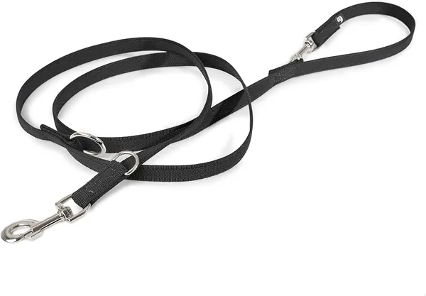 Julius-K9 Guinzaglio Super-Grip Regolabile Nero 2.2m