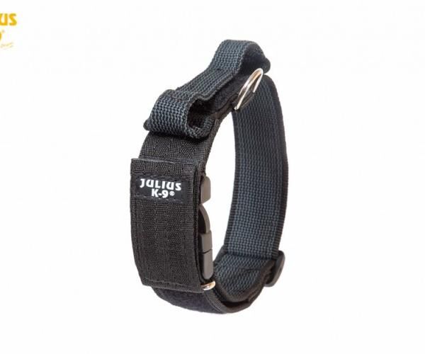 Julius-K9 Collare con maniglia Color & Gray, Size L Nero
