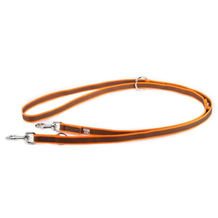 Julius K-9 Guinzaglio Super-Grip Regolabile Arancione 2,2mt (50kg)
