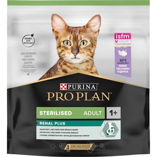 Purina Proplan Sterilised Renal Plus Tacchino