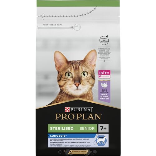 Purina Proplan Sterilised Longevis +7 Tacchino 1,5kg