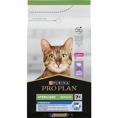 Purina Proplan Sterilised Longevis +7 Tacchino 1,5kg