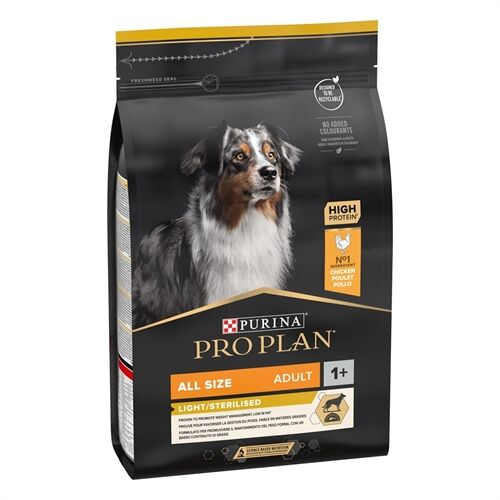 Purina ProPlan All Size Adult Light/Sterilised Pollo 3kg