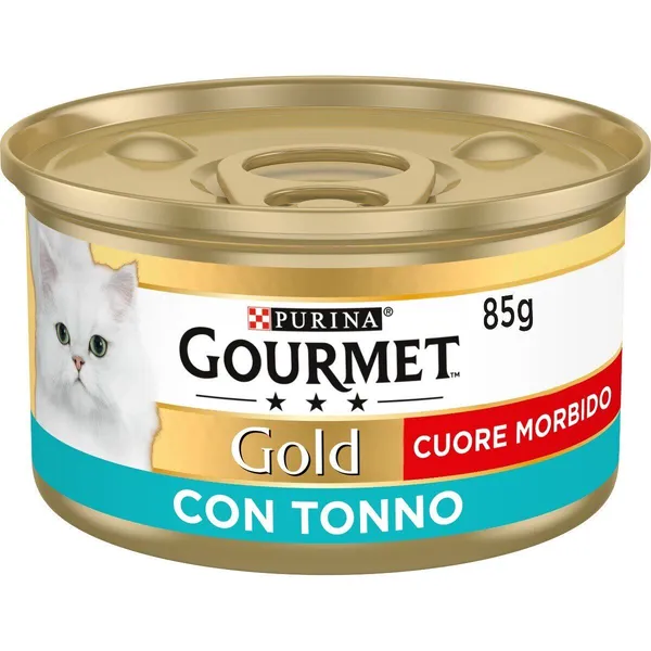 Gourmet Gold Cuore Morbido 85 g – Alimento Umido Completo per Gatti Adulti