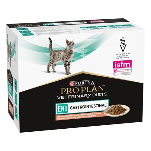 Purina ProPlan Veterinary Diets EN Gastrointestinal Salmone - 10x85g