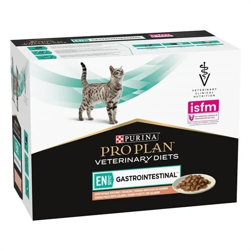 Purina ProPlan Veterinary Diets EN Gastrointestinal Salmone - 10x85g