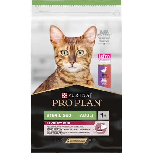 Purina Proplan Sterilised Savoury Duo Anatra e Fegato 1.5kg