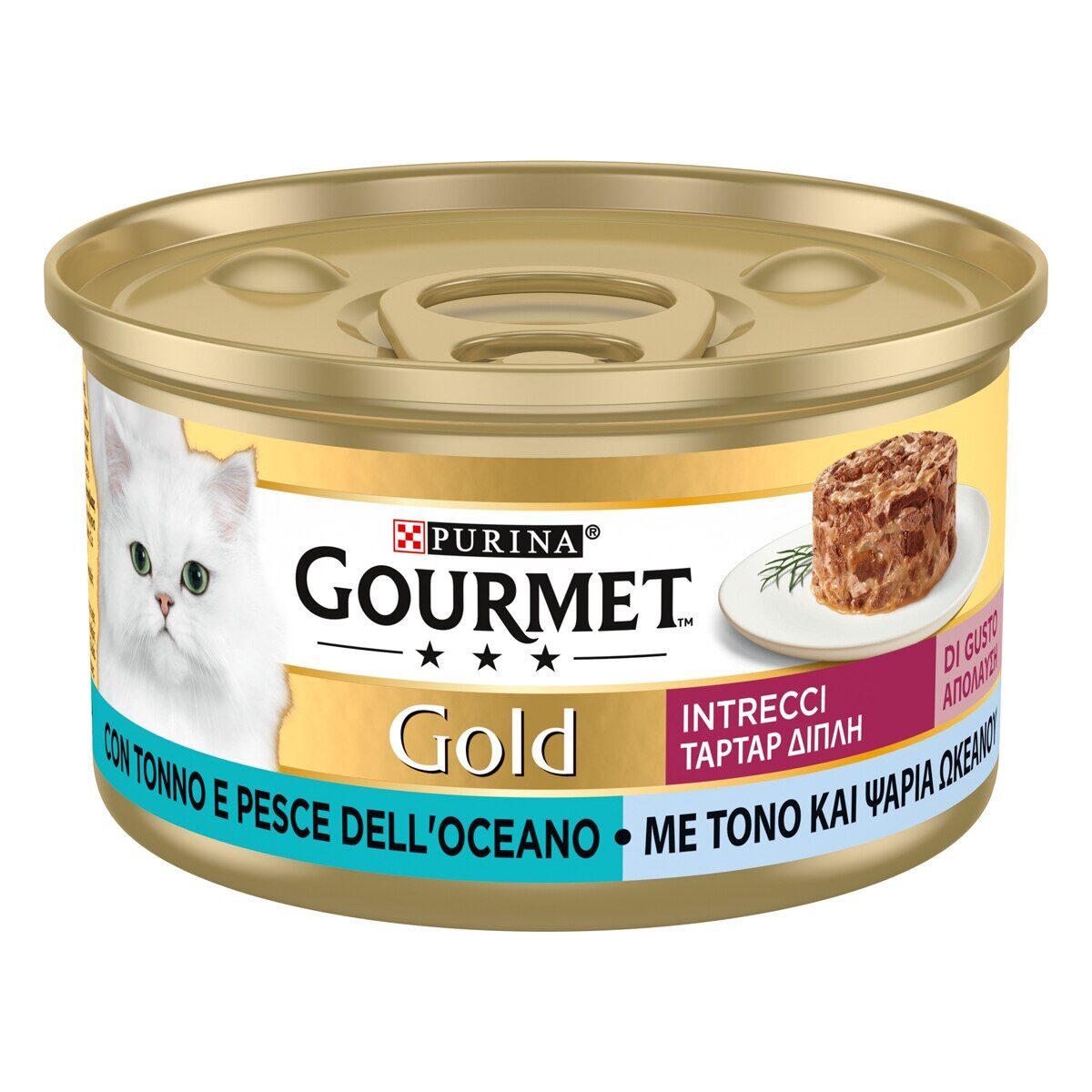Gourmet Gold Intrecci 85gr Tonno e Pesce dell'oceano