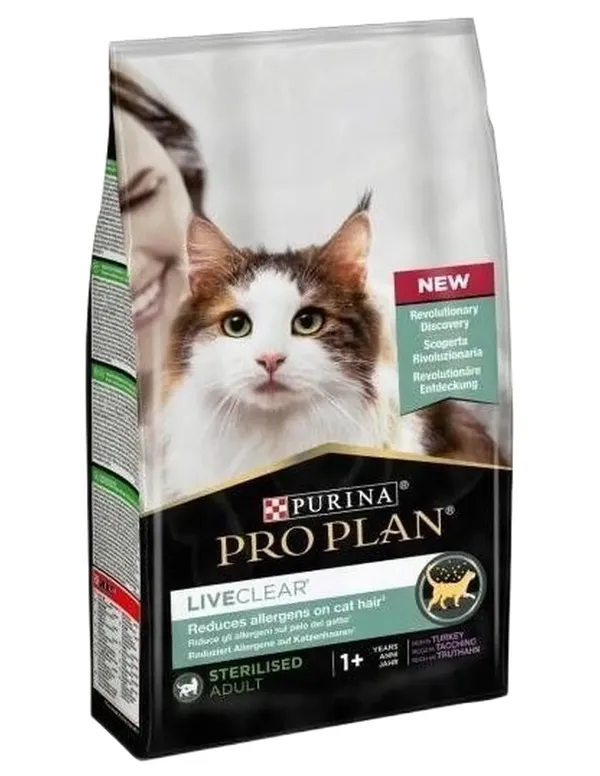 Purina Proplan Liveclear Adult Sterilised Tacchino 1,5Kg