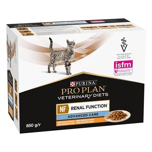 Purina Proplan Veterinary Diets NF Renal Advanced Care Pollo - 10x85g