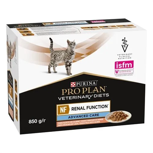 Purina Proplan Veterinary Diets NF Renal Advanced Care Salmone - 10x85g