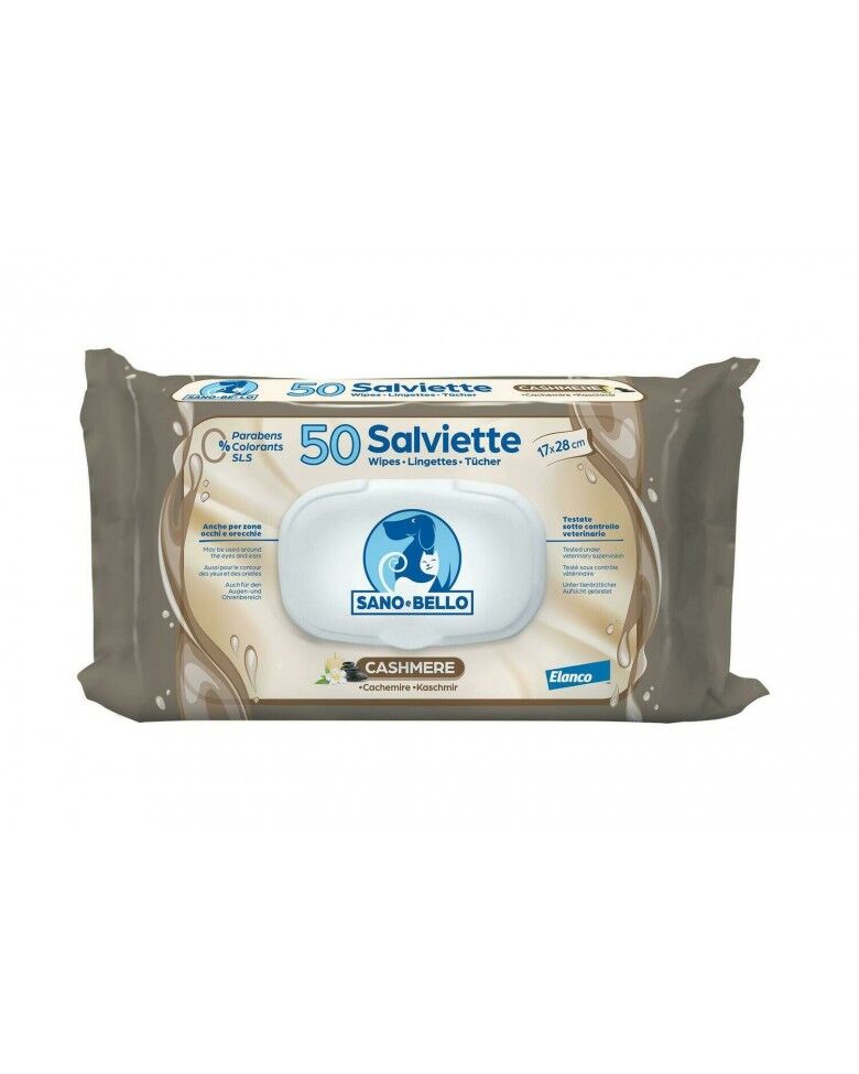 Sano e Bello Salviette Detergenti 50pcs Cashmere