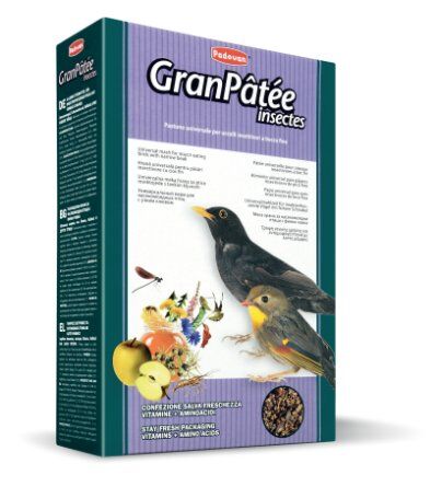 Padovan Granpatée Insetti 1Kg - Mangime Completo per Uccelli Insettivori