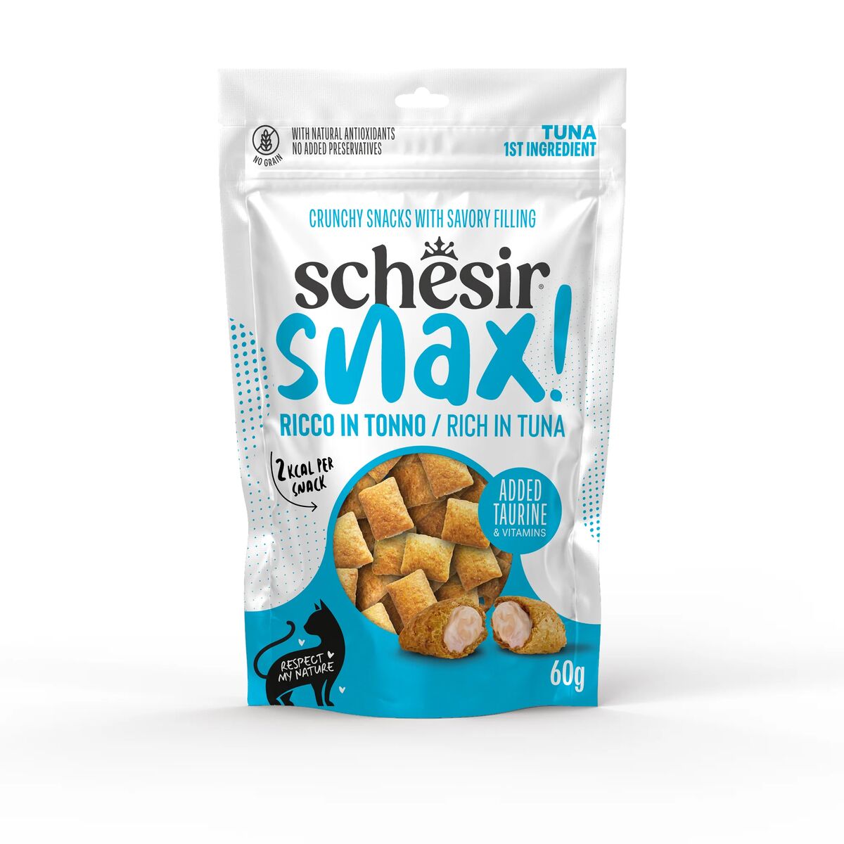 Schesir Crunchy Snax Tonno 60g