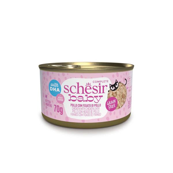 Schesir Baby Filettini in Brodo 70g Pollo con Fegato