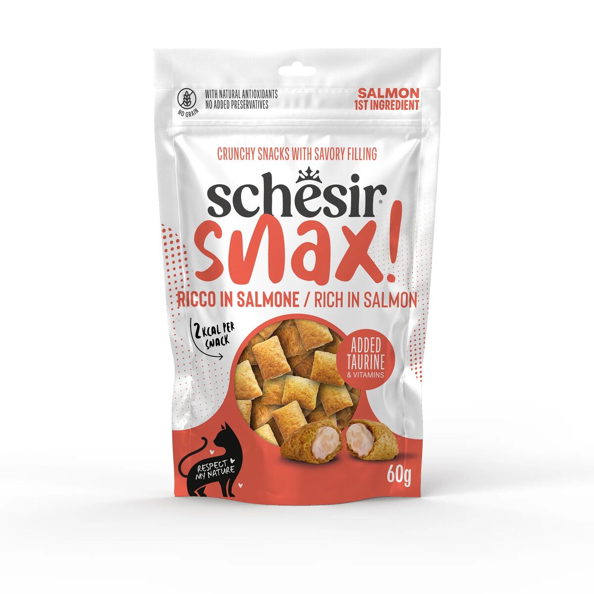 Schesir Crunchy Snax Salmone 60g
