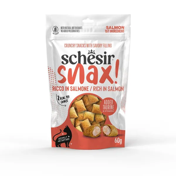 Schesir Crunchy Snax Salmone 60g