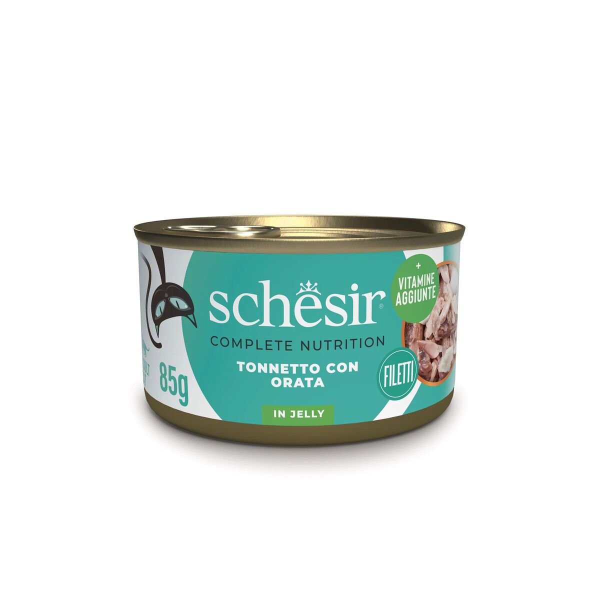 Schesir Complete Nutrition 85g Tonnetto con orata in gelatina
