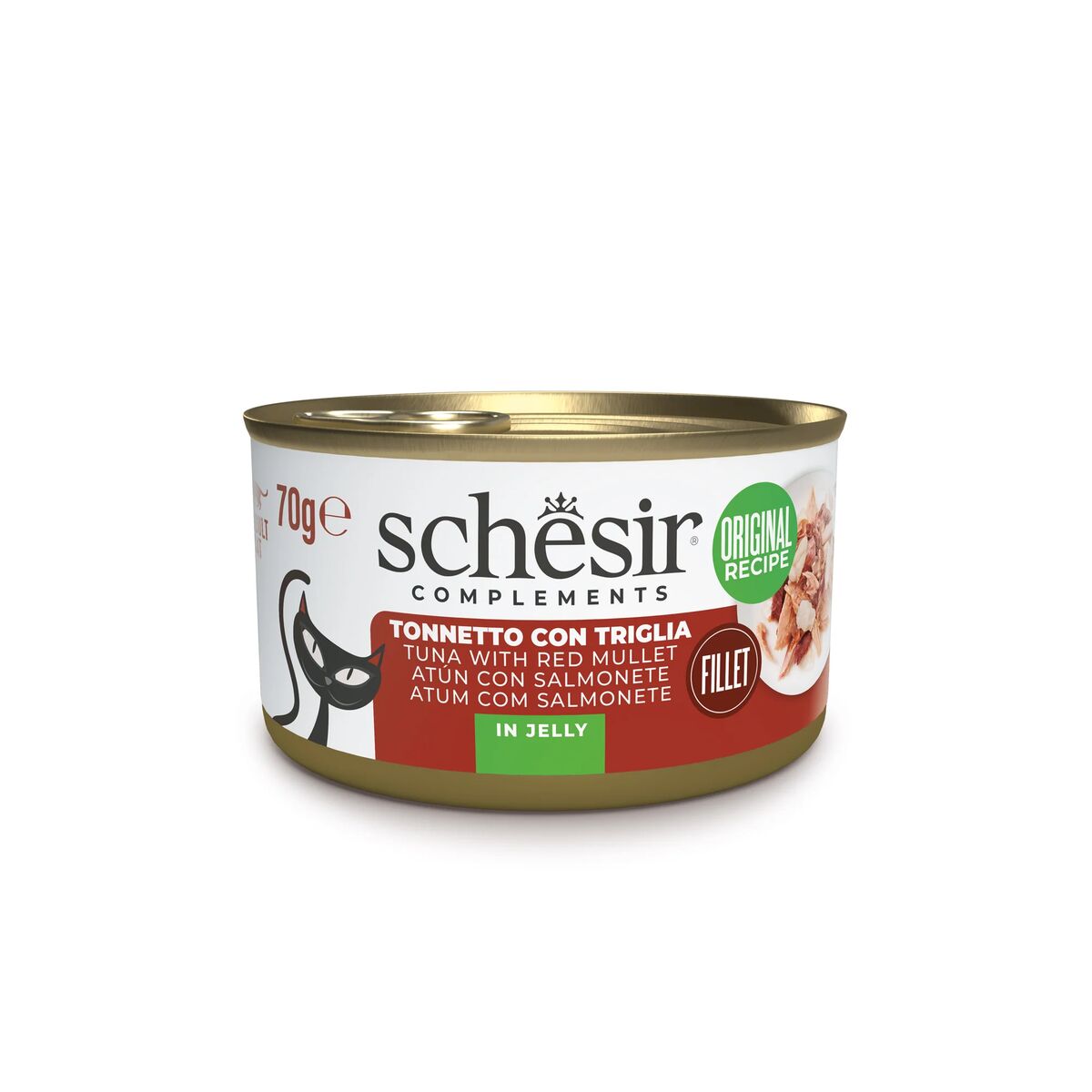 Schesir Complements Nutrition in Gelatina 70g Tonnetto con triglia in gelatina