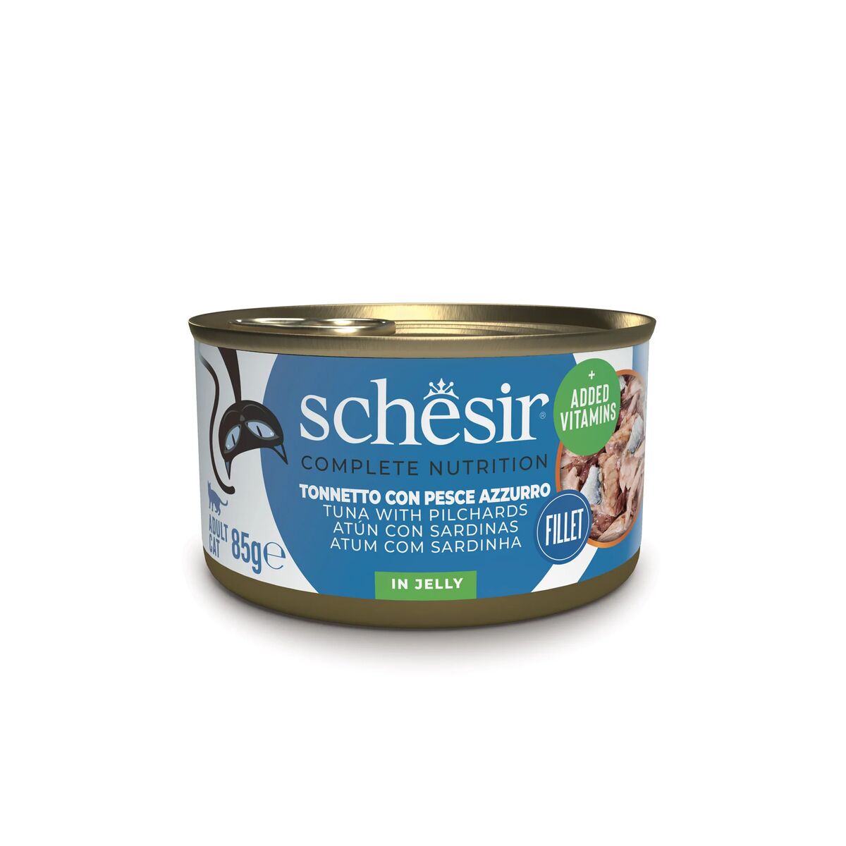 Schesir Complete Nutrition 85g Tonnetto con pesce azzurro in gelatina