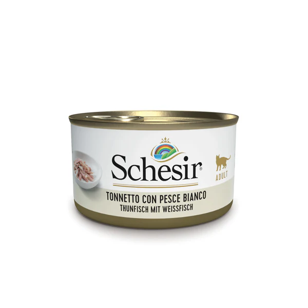 Schesir Complements Nutrition in Gelatina 70g Tonnetto con pesce bianco in gelatina