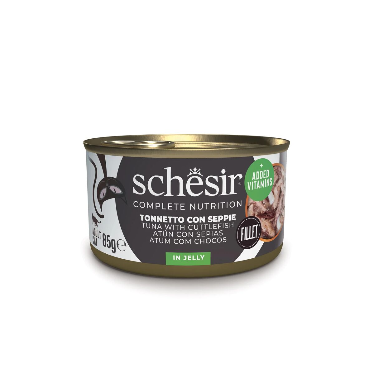 Schesir Complete Nutrition 85g Tonnetto con seppie in gelatina