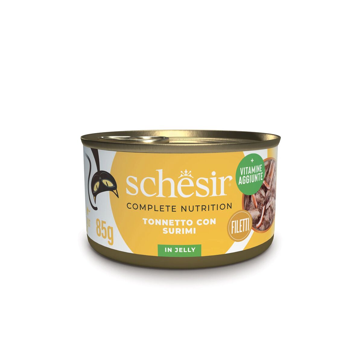 Schesir Complete Nutrition 85g Tonnetto con surimi in gelatina