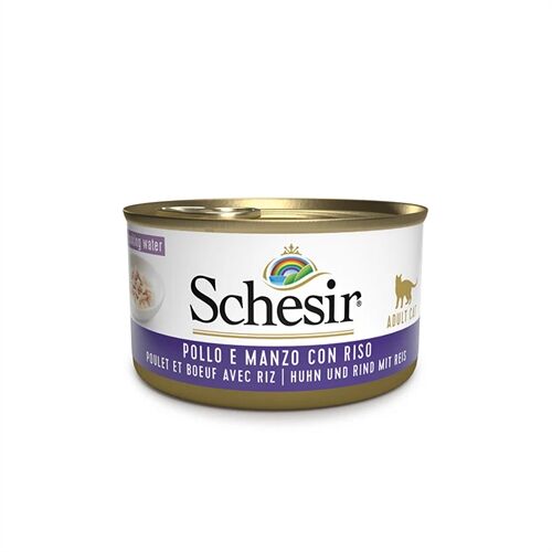 Schesir Pollo con Manzo e Riso al Naturale 85gr