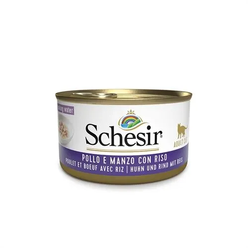 Schesir Pollo con Manzo e Riso al Naturale 85gr