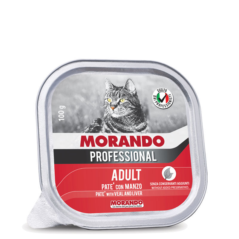 Morando Professional Patè Vaschetta 100g Manzo