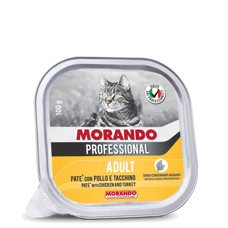 Morando Professional Patè Vaschetta 100g Pollo e tacchino