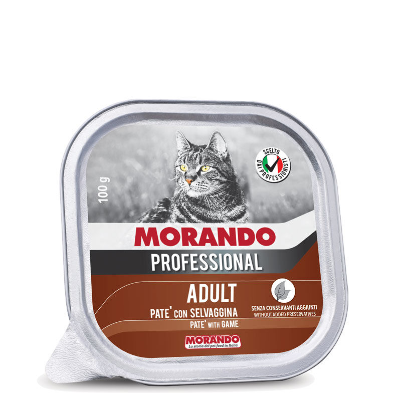 Morando Professional Patè Vaschetta 100g Selvaggina