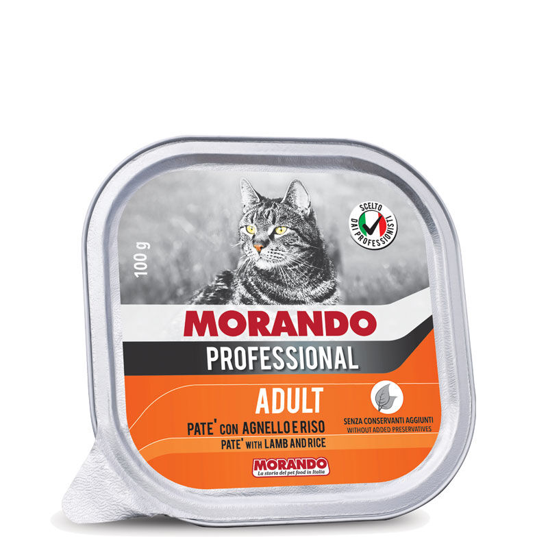Morando Professional Patè Vaschetta 100g Agnello e riso
