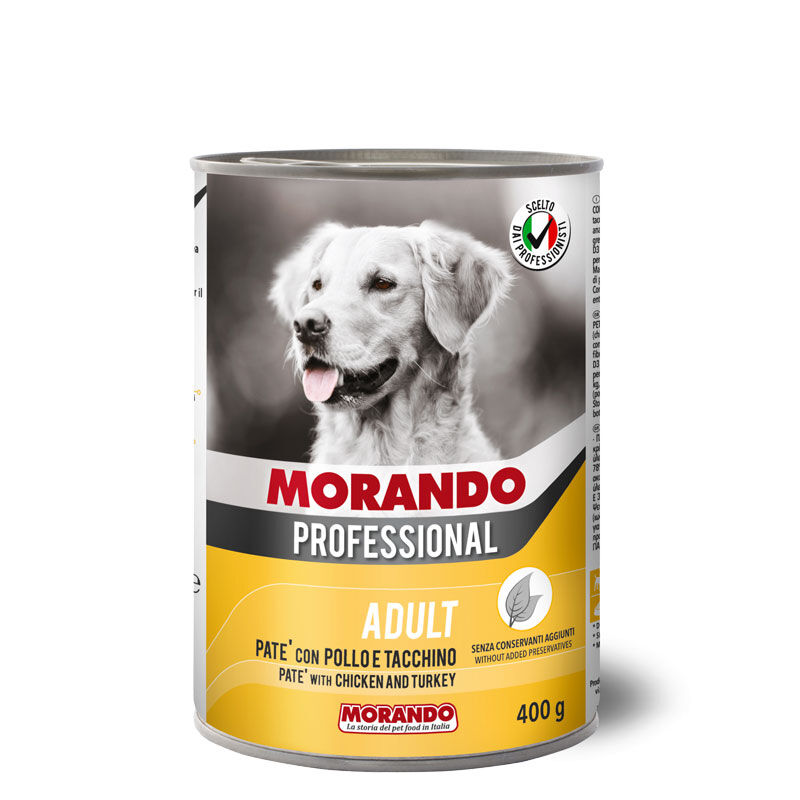 Morando Professional Adult Patè con Pollo e Tacchino 400g