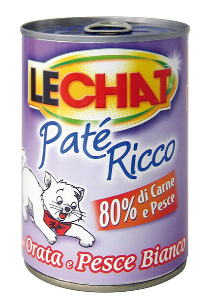 LeChat Patè 400g Orata e Pesce Bianco