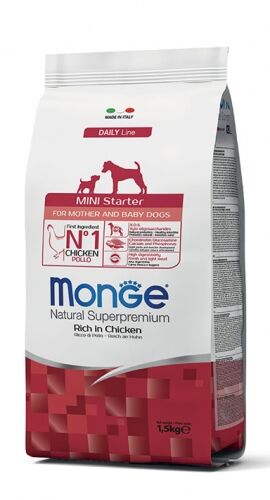 Monge Natural Superpremium Mini Starter Ricco in Pollo 1,5kg