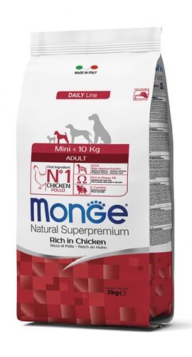 Monge Natural Superpremium Mini Adult Ricco in Pollo 800g